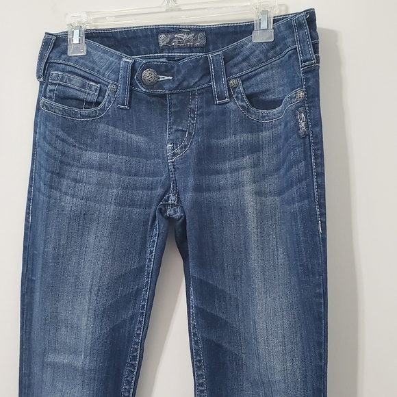 Silver JeansTuesday Lowrise Slim Bootcut Jeans 29 Waist - Picture 5 of 12